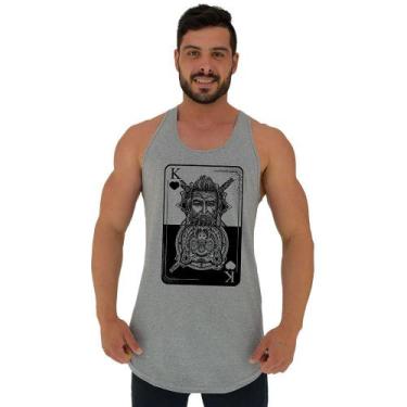 Imagem de Regata Longline Estampada Masculina MXD Conceito Carta do Lobo, P, Cin