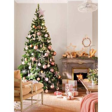 Imagem de Árvore De Natal Pinheiro Verde 2,10 Grande E Cheia  Imperial  Luxo  10