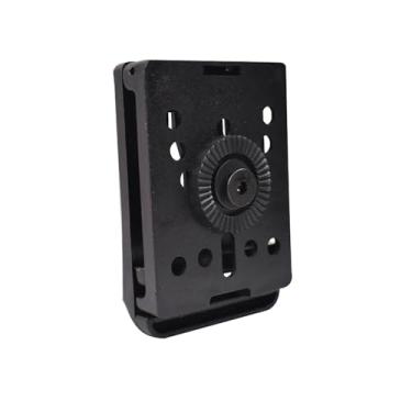 Imagem de Adaptador de perna de queda ajustável com clipe de cinto com plataforma de montagem, adaptador de cobertura de perna de polímero para coldres e bolsas de revistas, preto (clipe de cinto)