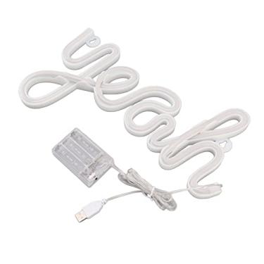 Imagem de Led Sinal de Néon Iluminação Uniforme Led Lâmpada de Néon Seguro e Bonito Decoração de Parede Placa Abs Tira de Pvc Macio (Luz quente)