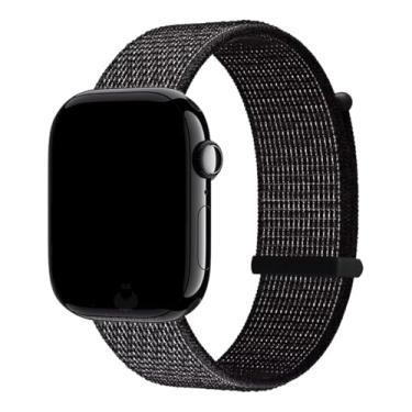 Imagem de Pulseira Nylon Loop Esportiva, compatível com Apple Watch (Preto Refletor, 38/40/41)