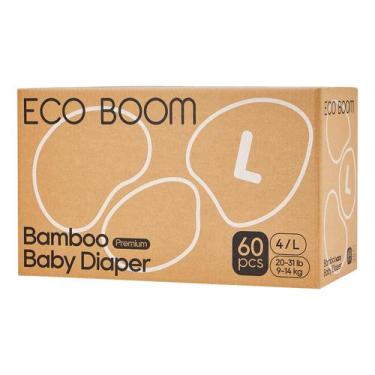 Imagem de Fraldas Ecológicas ECO BOOM - Viscose de Bambu Tamanho 4 (9-14kg) - Pa