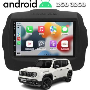 Imagem de Central Multimidia Android Jeep Renegade GPS Bluetooth Carplay WiFi 7 
