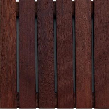 Imagem de Kit Deck de Madeira Modular Isabela 30cmx30cm com 20 Placas Madeira de Lei Mista