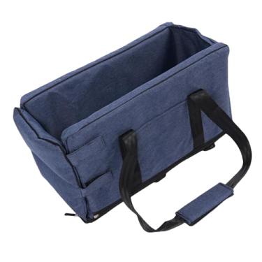 Imagem de Aconteiro de Assento de Carro para Cachorro, Cama de Viagem de Estimação Confortável Com Cintos de Segurança, Assento Removível para Cachorro Lavável para Gato de Cachorro