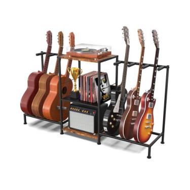 Imagem de Suporte de guitarra LIFXIZE para guitarras acústicas múltiplas com pra