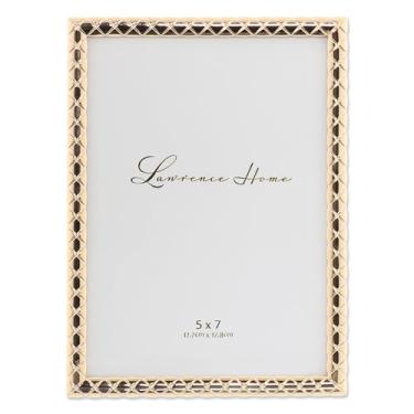 Imagem de Lawrence Frames Moldura dourada de metal fundido 12 x 17 cm - Design cruzado inspirado no designer