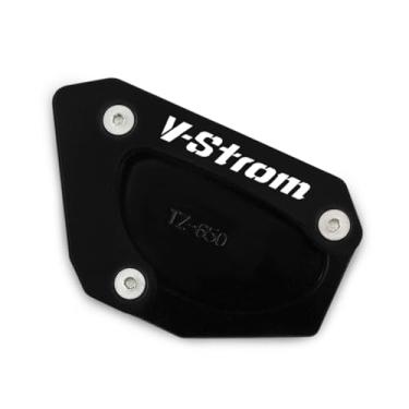Imagem de Acessórios para motocicletas Placa de extensão para descanso lateral, placa ampliadora, suporte para descanso lateral, para Suzuki DL650 V-Strom Vstrom 650 2012-2023