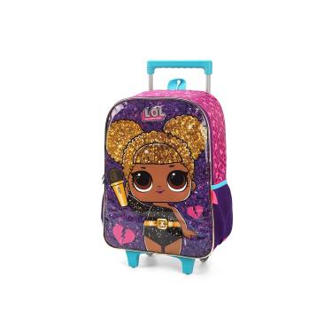 Imagem de Mochila LOL Surprise com Rodas Roxa