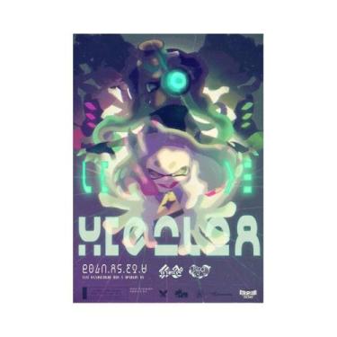 Imagem de Pôster De Arte Anime Splatoon 3 Impressão Em Canvas Decoração De Pared