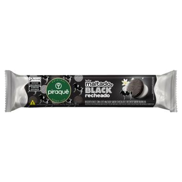 Imagem de Biscoito Piraquê Doce com Leite Maltado Black Chocolate e Recheio Baunilha 85g
