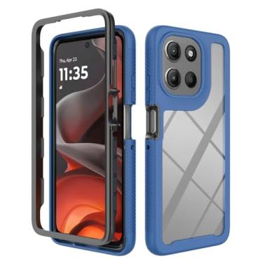 Imagem de Kukoufey Compatível com Motorola Moto G56 5G, capa protetora antiqueda e absorção de choque, compatível com Motorola Moto G56 5G XT2529-2, capa azul