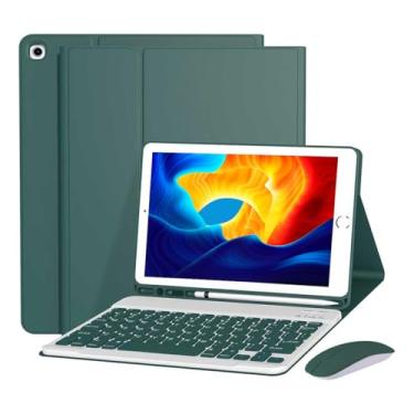 Imagem de Kit Capa para Samsung Tab S8 Ultra : Capa para Tablet + Teclado Removível + Mouse