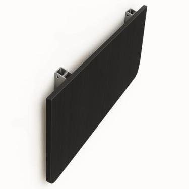 Imagem de Mesa Dobravel Retratil de Parede Suspensa Borda Redonda 90Cm 100Cm 120Cm Para Banheiro Quarto Sala Cozinha