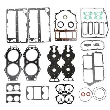 Imagem de Kit de junta de cabeça elétrica 6E5-W0001-A2 para motor de popa Yamaha 2T V4 115-130HP 6E5-W0001-01 6F3-W0001