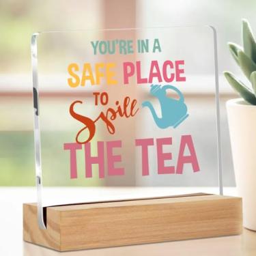 Imagem de Placa de mesa acrílica para decoração de escritório terapêutica com suporte, terapeuta mental, conselheiro escolar, presentes para mulheres, terapia de aconselhamento bem-humorado, decoração de