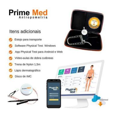 Imagem de Adipometro Cientifico Prime Med A30 Com Software Web
