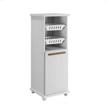 Imagem de Armário De Cozinha Com Fruteira Paraná Arte Móveis Branco