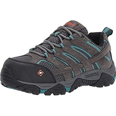 Imagem de Merrell Tênis de trabalho feminino Moab Vertex Vent Comp Toe, estanho, 35