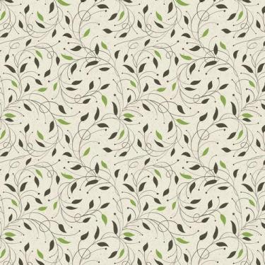 Imagem de Papel De Parede Floral Linhas Folhas Adesivo Sala Quarto - LRP