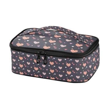 Imagem de GUIJI Lancheira com isolamento de coração, lancheira à prova de vazamento para mulheres e homens, lancheira portátil para trabalho, piquenique, viagens