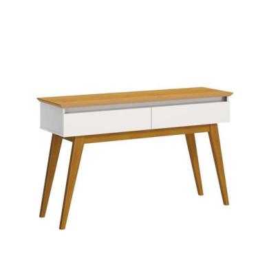 Imagem de Aparador Sala Jantar Classic Off White 2 Gavetas 1,35m com Pés em Made