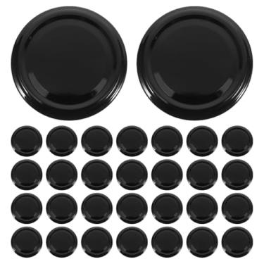 Imagem de UKCOCO 50 peças de tampas de conserva reutilizáveis para frascos de boca larga, tampas de vedação herméticas para frascos de vidro, geléia, decapagem, armazenamento de alimentos
