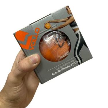 Imagem de Bola Tonificadora Pilates 0,5Kg VP1060 Vollo Macia e Fácil Pegada - Vo