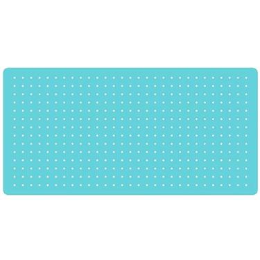 Imagem de Organizador de parede Blue Pegboard – Painéis versáteis para armazenamento de artesanato, exibição de joias, prateleiras de garagem e cozinha, organização de escritório, suportes de exibição de varejo