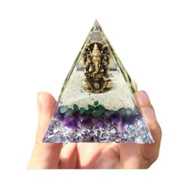 Imagem de Estátua De Ganesha, Pirâmide De Orgone De Cristal, Ídolo Ganapati Gane