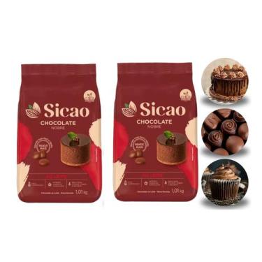 Imagem de CHOCOLATE GOTAS SICAO NOBRE 1,01Kg BARRY CALLEBAUT - AO LEITE - KIT C/