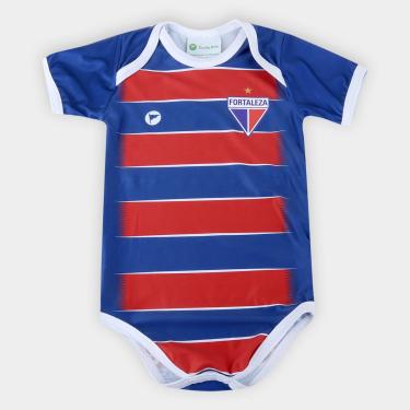 Imagem de Body Fortaleza Infantil Torcida Baby Listrado Proteção UV-Unissex