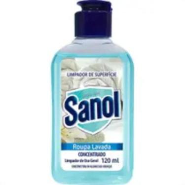 Imagem de Limpador concentrado de superficie roupa lavada 120 ml sanol 6244