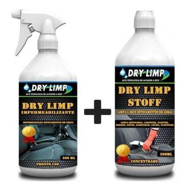 Imagem de Kit Limpa Estofados + Impermeabilizante Dry Limp, Lava Sofá