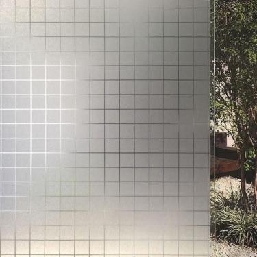 Imagem de Pelicula Adesiva Eletrostatica para Vidro Blindex Quadrados Grandes 20