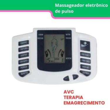 Imagem de Aparelho Massageador TENS Eletrônico  Terapia Muscular LCD - Aparelho 