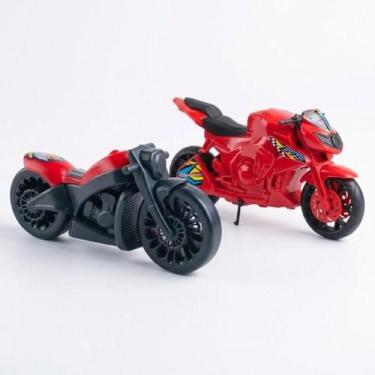 Imagem de Kit Moto De Brinquedo Daytona Moto Custom 66 Criança Infatil Motinha R