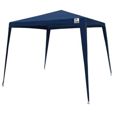 Imagem de Tenda Gazebo Dobrável Aluminio Poliester Bel 3mx3m Azul