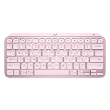 Imagem de Teclado sem fio Logitech MX Keys Mini - Rosa