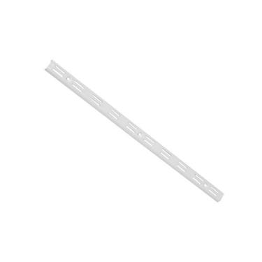 Imagem de PRAT.K Trilho Duplo Branco 100cm para Suporte de Prateleira - Compacto e Resistente