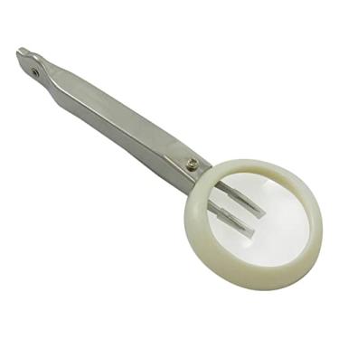 Imagem de Pinça Precisão Lupa Costura Patchwork Artesanato Bijuteria