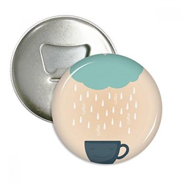 Imagem de Abridor de garrafas Rain Cloud Cup Smile Face Weather Emblema Multifuncional