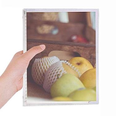 Imagem de Picture Peer — Caderno com imagem de frutas temperadas frescas e diários com folhas soltas