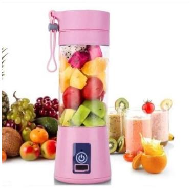 Imagem de Mini Liquidificador Portátil Recarregável Usb 6 Lâminas - Ybx