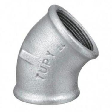 Imagem de Cotovelo Tupy 2" 45º Ferro Galvanizado