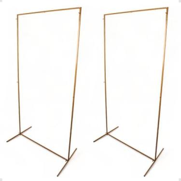 Imagem de 2 Estrutura De Ferro Para Arco De Balões Compacta Envio Já - Casa Útil