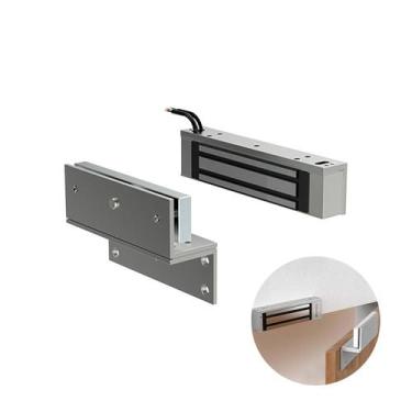 Imagem de Fechadura Eletroima 150 Kgf Cinza Conjunto Universal - Soprano, Eletro