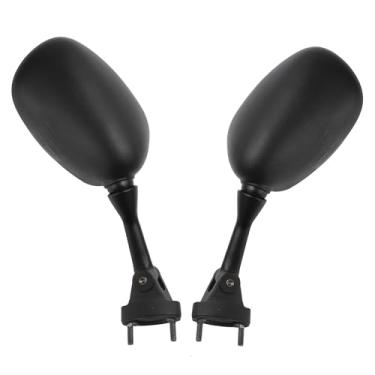 Imagem de Mokuo Retrovisor para Kawasaki Ninja ZX10R Carenagem Espelho Lateral Acessórios Preto Compatível com ZX6R 636 ZX-6R ZX6RR 2005-2008 Esquerda e Direita
