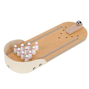 Imagem de Fydun Mini Mesa de Boliche, Jogo de Boliche, Festa Familiar, Jogos de Entretenimento de Descompressão, Enfeites para Adultos e Famílias
