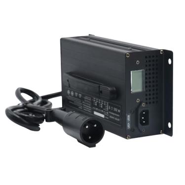 Imagem de Carregador de bateria de carrinho de golfe de 48 volts Carregador de bateria de carrinho de golfe 48 V 20 A para carregamento de bateria de chumbo-ácido,48V 20A with 3 Pin Round Plug